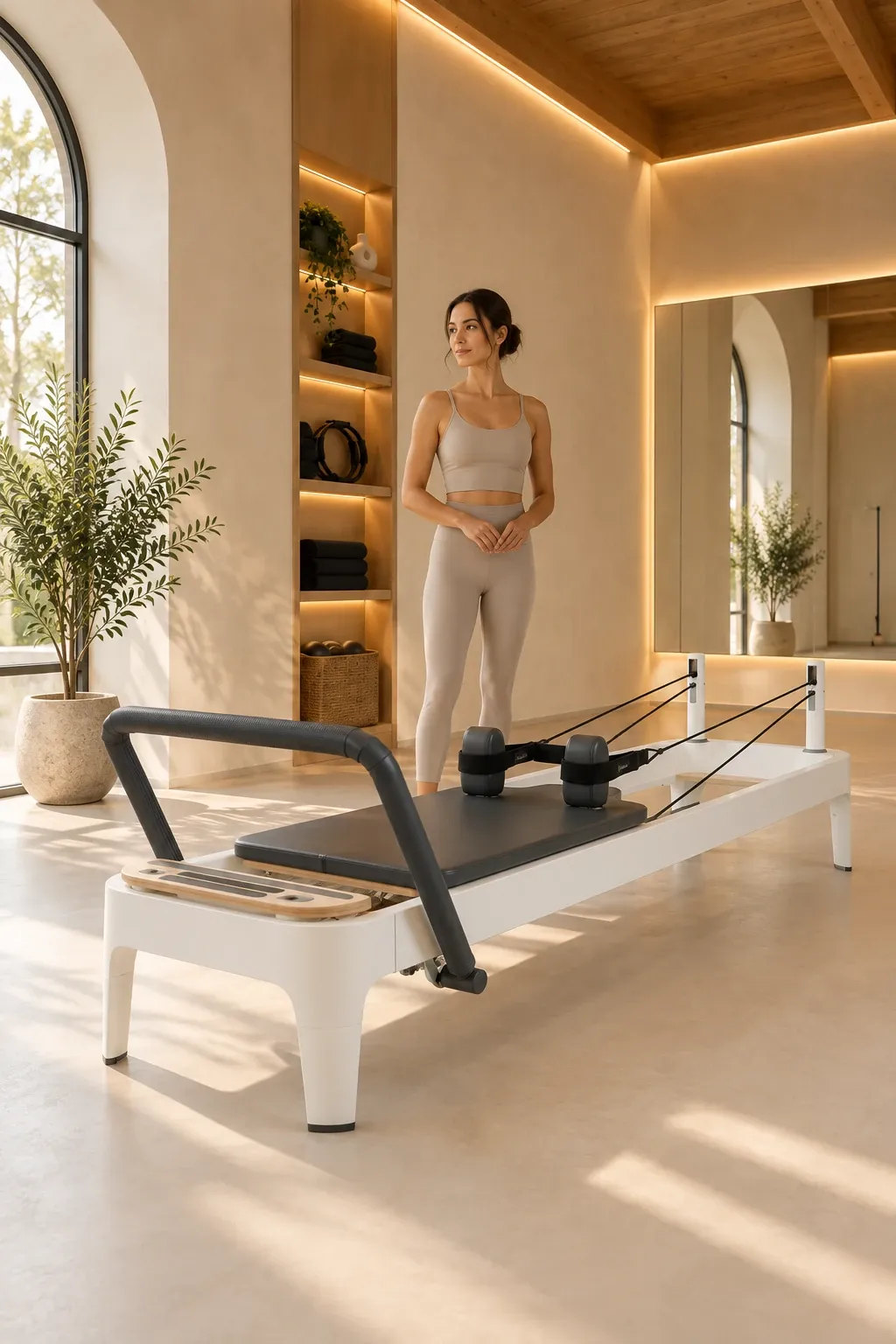 Reformer Allegro 2 di Balanced Body nello spazio Pilates e Yoga