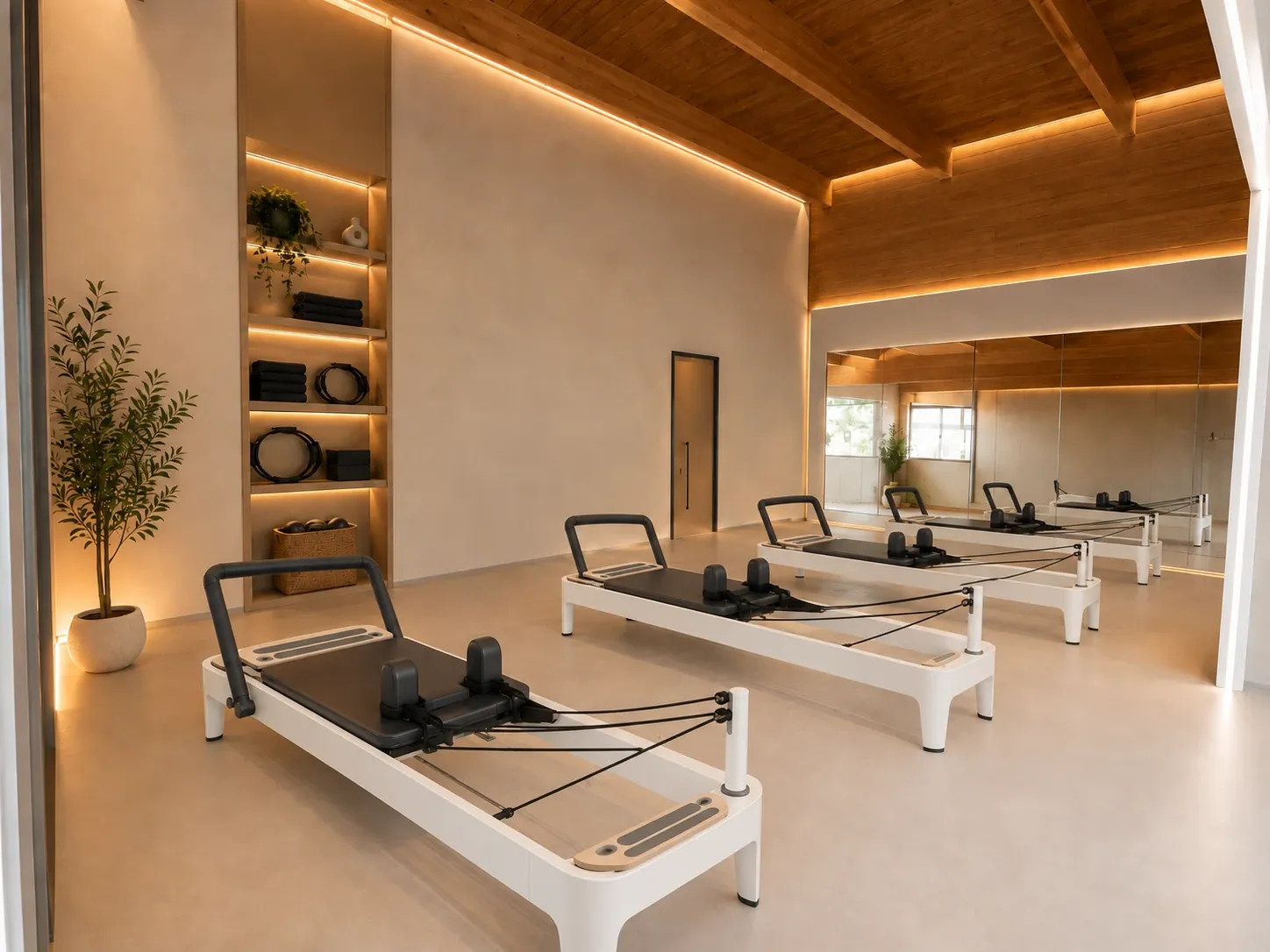 Studio Pilates IQONIC con reformer Allegro 2 di Balanced Body